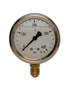 MANOMETRO VERTICAL Ø63 GLICERINA 1/4"M